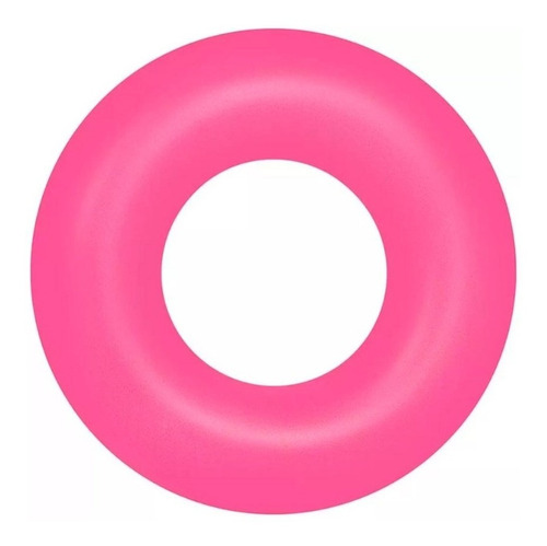 Kit 24 Boia Neon Piscina Circular Decoração Pool Party Rosa