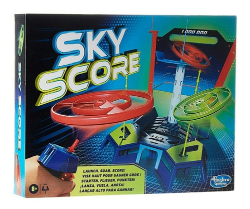 Juego De Mesa Lanza Discos Sky Score Hasbro Gaming