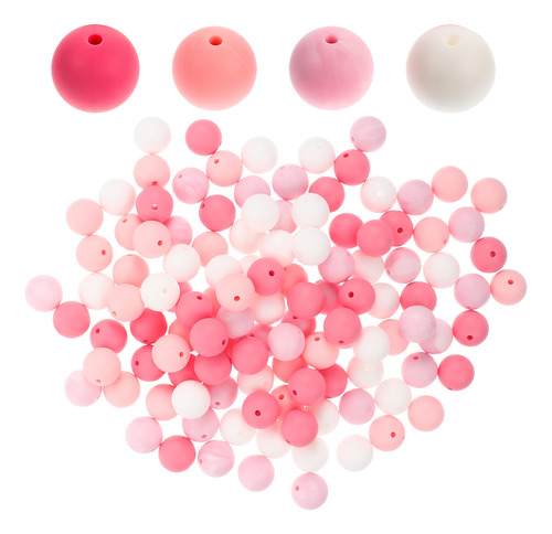 Perlas De Silicona Coloridas, Perlas Dispersas, 120 Unidades