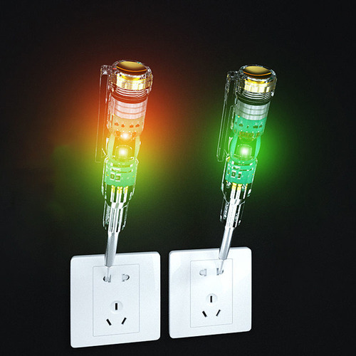 Lápiz Probador De Voltaje Con Luz Led Y Función De Destornil