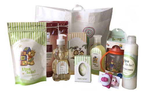 Kit Higiene Para Bebé Recién Nacido Upa La La! 11 Piezas Naranja