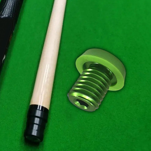 Taco De Billar Con Tapón Inferior, Protector De Goma Verde