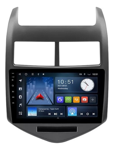 Estéreo De Pantalla 9' Android Chevrolet Sonic 2011-2016