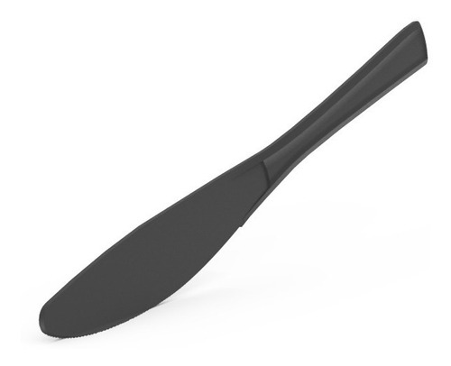 Cuchillo Descartable De Plástico Negro (pack X100) Ajidiseño