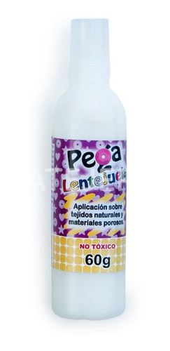 Imagen 4 de 4 de Pegamento Pega Lentejuela Grande De 60 Gramos
