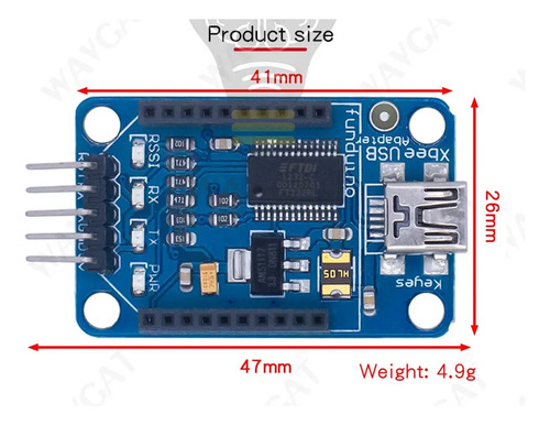 Modulo Pro Mini Para Xbee Arduino Bee Bluetooth Usb Serial