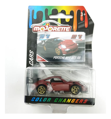 Majorette - Color Changers Premium Porsche 911 Gt3 Rs