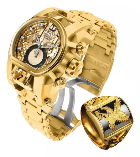 Comprar Relógio Masculino Invicta Zeus Magnum Linha Gold One