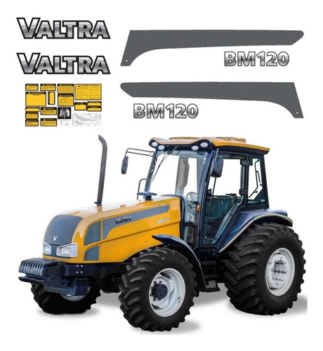 Faixa Trator Valtra Bm120 Bm 120