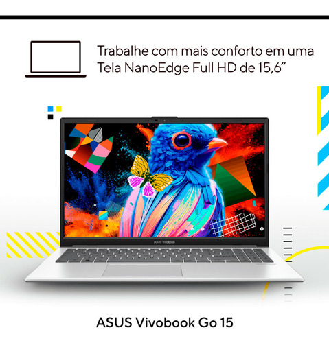 Notebook Asus Vivobook Go 15 E1504ga-nj434w Intel Core I3