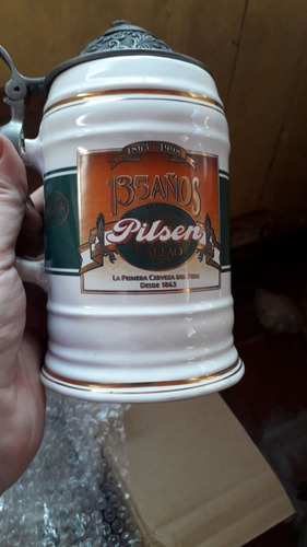 Cerveza Cerveceria Pilsen Callao En Peltre En Ceramica