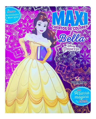 Libro La Bella Y La Bestia · Maxi Cuentos · Pizarra Mágica
