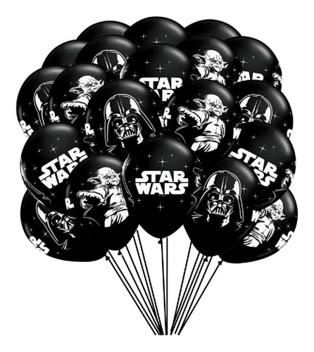 Juego De 20 Globos De Starwars, Gamer Moda, Star04