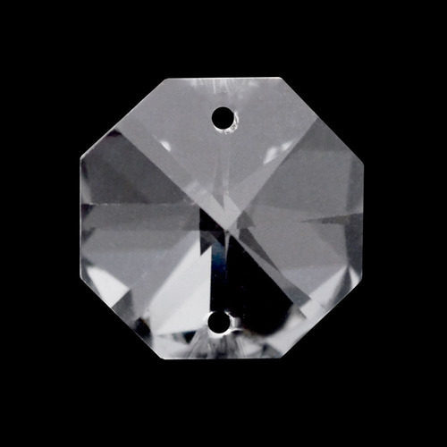 Imagem 3 de 3 de 1200 Castanha De Cristal Italiana K9 2 Furos Para Lustres