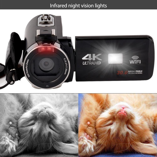 Câmera De Vídeo 4k Wifi Komery