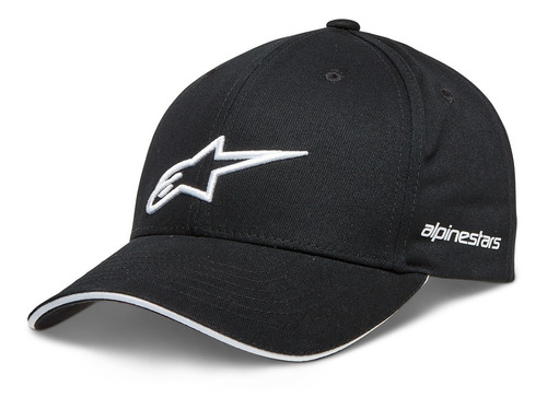 Boné Alpinestars Regulagem Rostrum Preto Branco