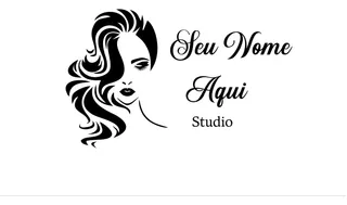 Adesivo De Parede Logo Cabeleireiro Studio Hair Studio Salão