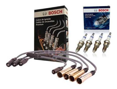 Kit Cabos E Velas Bosch Santana 1.8 2.0 Gasolina 98 A 2006