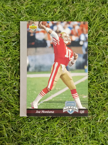 Cv Joe Montana 1992 Upper Deck Super Bowl Mvp 