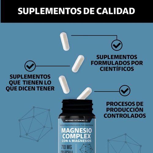 Kit 1 Multivitaminico Hombre + 1 Magnesio Complex Sabor Sin sabor