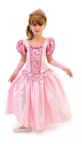 Fantasia Infantil Vestido Princesa Sofia Rapunzel Par Luvas e Tiara – Lilly  Web Shop