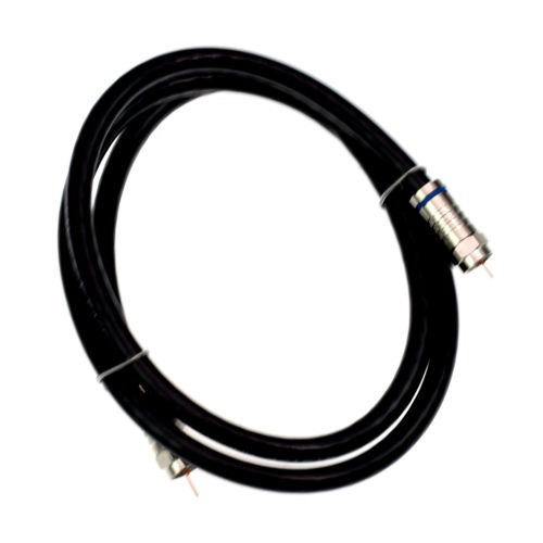 Rg6 Doble Protección Cuádruple Cable Coaxial F Conector De 1