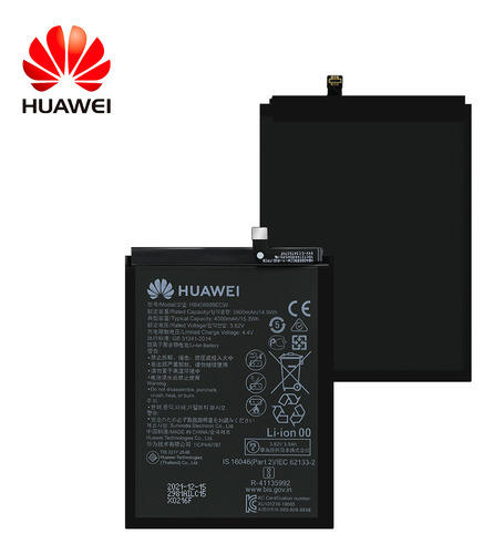 Bateria Pila Huawei Y9 2019 Y8s Hb406689ecw Y7 2019 Y9 2018 Y7p Original 3900mah Slim Company