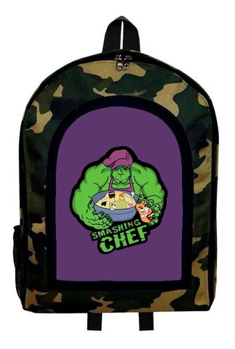 Mochila Camuflada Hulk Nueva Colección Modelo 50