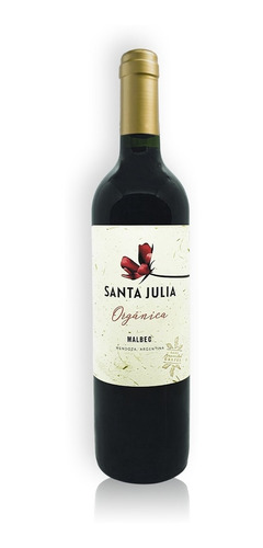 Santa Julia Orgánica Vino Malbec 750ml Maipú Mendoza