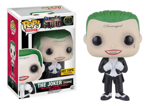 Funko Pop! Original Dc #109 The Joker Tuxedo + Protector