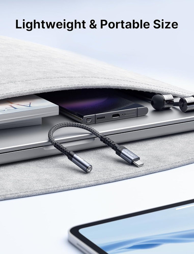 Adaptador Trrs 3.5 Mm A Usb-c, Maux, Plateado