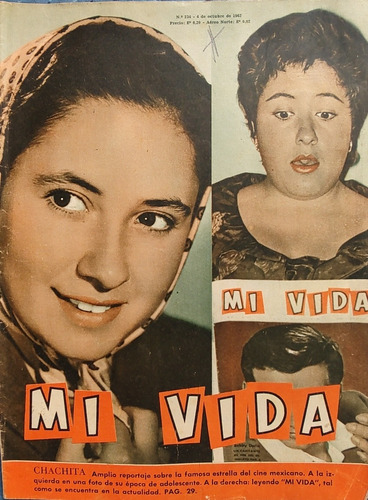 Revista Mí Vida Chachita 4-10-1962 (aa583
