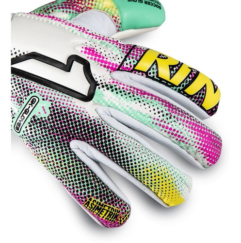 Imagen 2 de 7 de Guantes De Portero Rinat Asimetrik Stellar Spine Semi Ad Bco