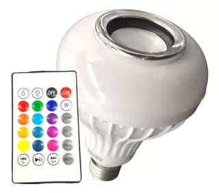 Foco Bocina Led, Bluetooth Multicolor Led Envio Gratis