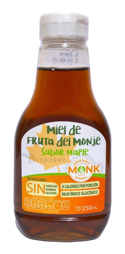Imagen 1 de 2 de Miel Sabor Maple De Fruta Del Monje Sustituto De Azúcar