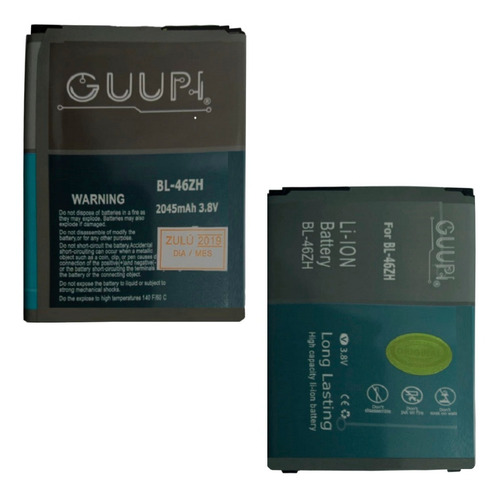 Bateria Pila LG K8 Bl-46zh Sabana Grande