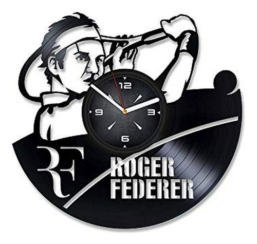 Reloj De Pared - Reloj De Pared Con Disco De Vinilo Roger Fe