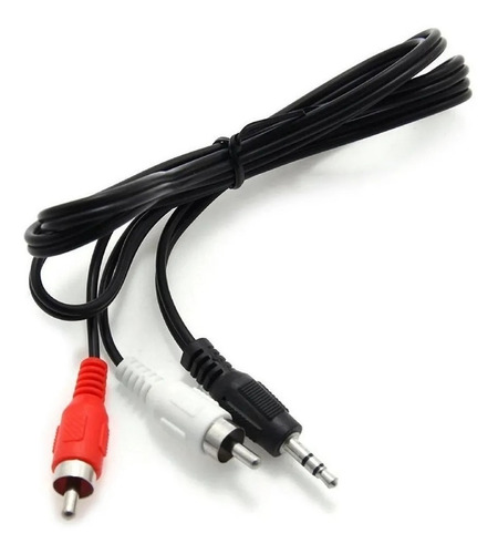 Imagen 1 de 3 de Cable Audio Estéreo Aux 2 Rca Macho A Mini Plug 3.5 Mm Ester
