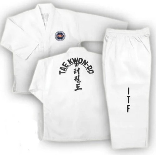 Traje De Taekwondo - Dobok Taekwondo Itf. Altura 1.90