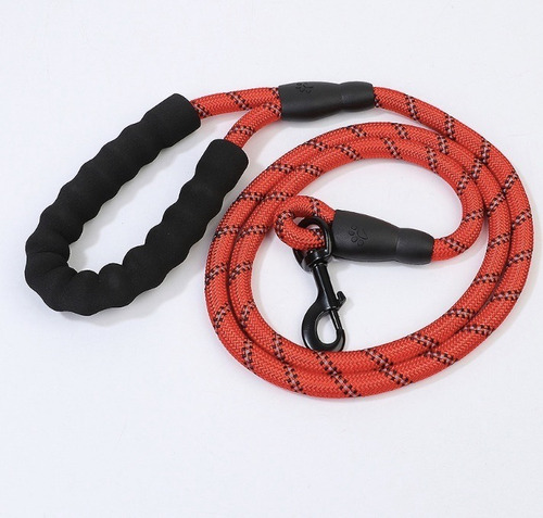 Coko & Co Correa Perro Reflejante Perros Grandes Color Rojo Mascota Resistente Fuerte