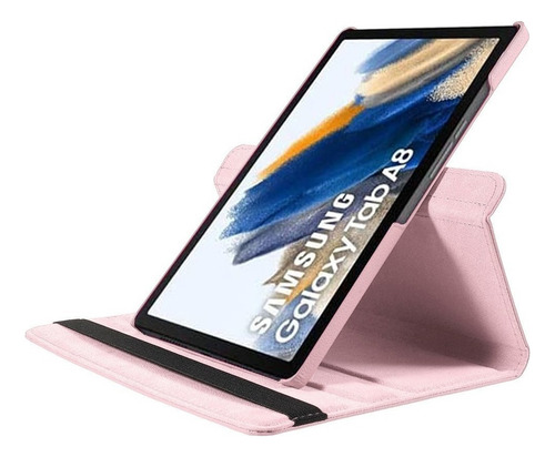 Case Funda Protector Para Galaxy Tab A8 10.5 X200 X205 Rosa