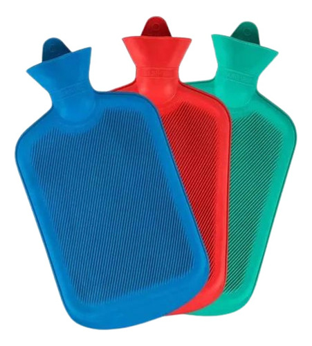 Bolsa Térmica Borracha Água Quente Fria 2 Litros Coloridas