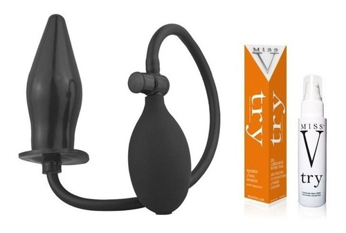 Dilatador Plug Anal Inflable Con Lubricante Anal