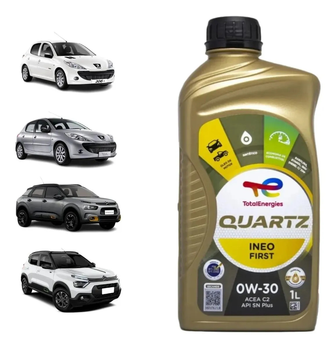 メンテナンス TotalEnergies QUARTZ INEO FIRST 0W-30 Óleo Sintético TotalEnergies Quartz Ineo First 0W-30 1L | MercadoLivre