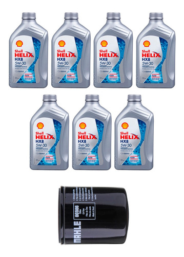 Kit Troca Óleo Shell 5w30 Ranger 2.5 Duratec Flex 2011/2016
