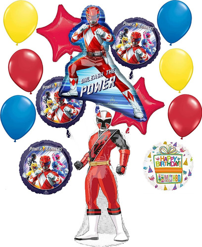 Suministros Fiesta De Cumpleaños De Power Rangers Desa...