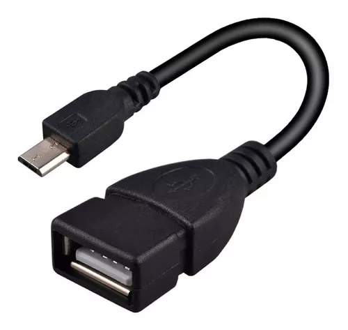 Cable Otg Mini Usb (5 Pines) A Usb Hembra Para Dispositivos Con