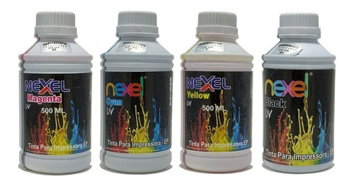 Tinta Nexel 500ml Original 4 Cores