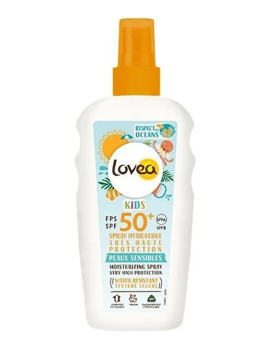 Protector Solar Hidratante Spray Kids Fps 50 200ml Lovea