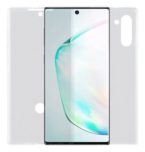 Funda Ultrafina De Tpu Transparente De Doble Cara Con Cobert